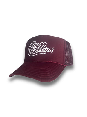 MAROON TRUCKER HAT